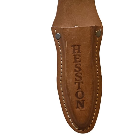 Hesston Leather Pliers Tool Sheath Holster Agriculture Advertising Farm Vintage - Picture 2 of 14